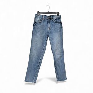 Pistola Presley studded raw-hem jeans size 27